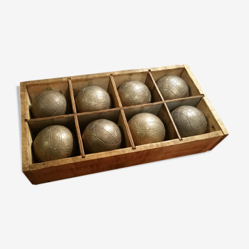 Boules de petanque laiton vintage