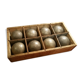 Boules de petanque laiton vintage