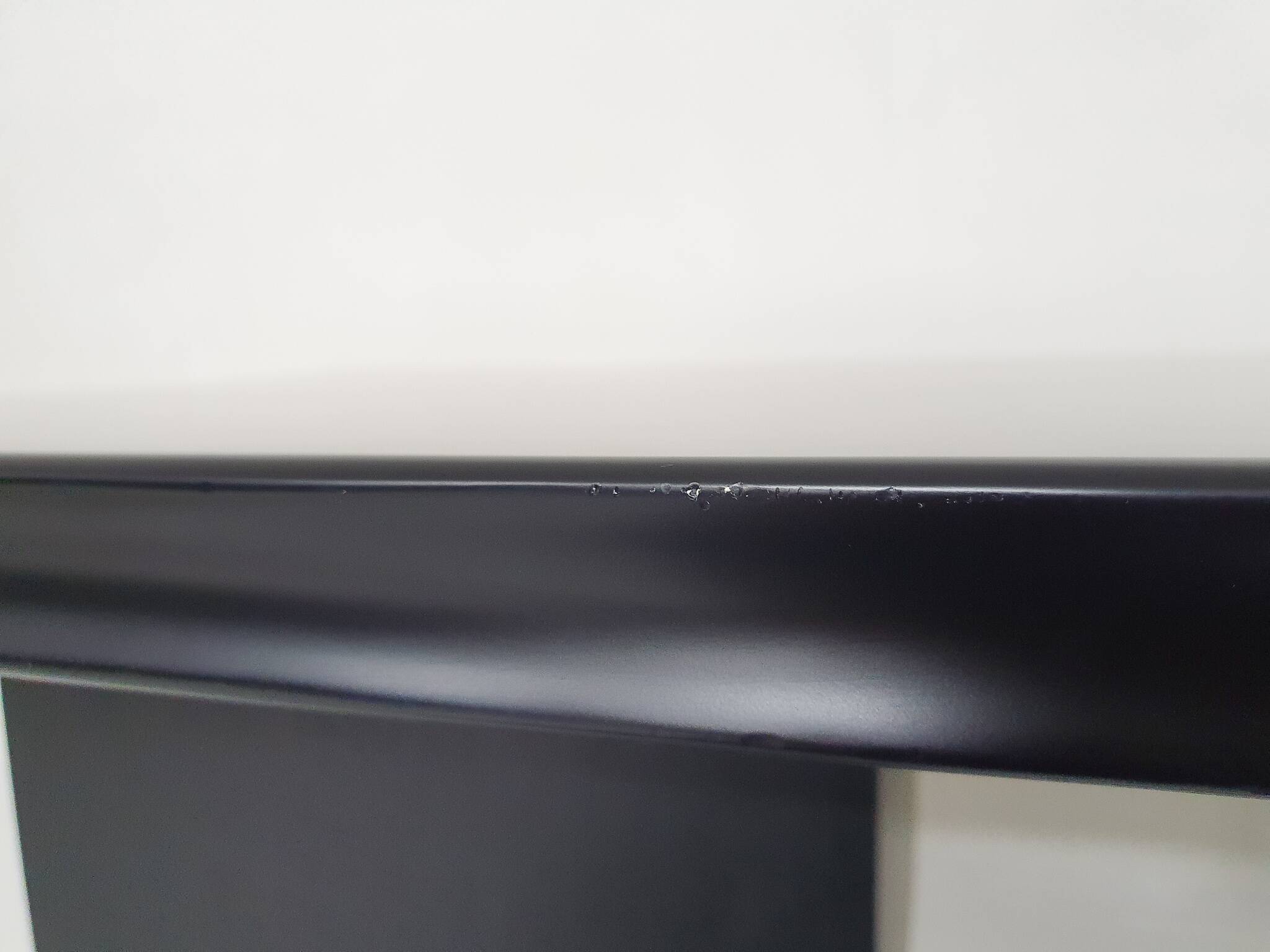 Bureau exécutif en bois noir, années 1960