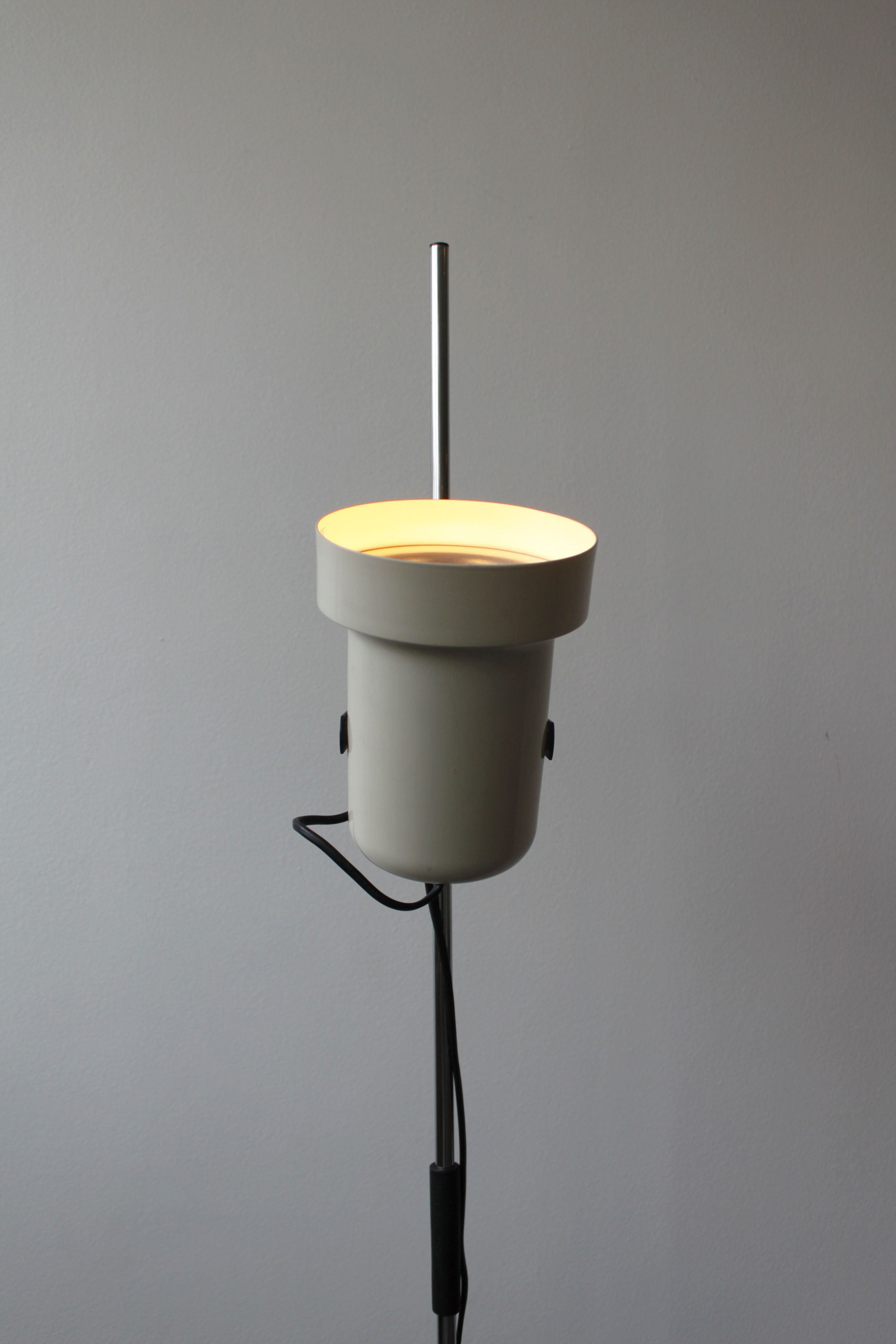 Vintage floor lamp, adjustable spot, 1970.