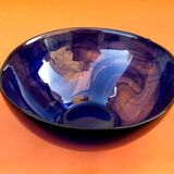 1970s modernist cut explosion of shades of blue