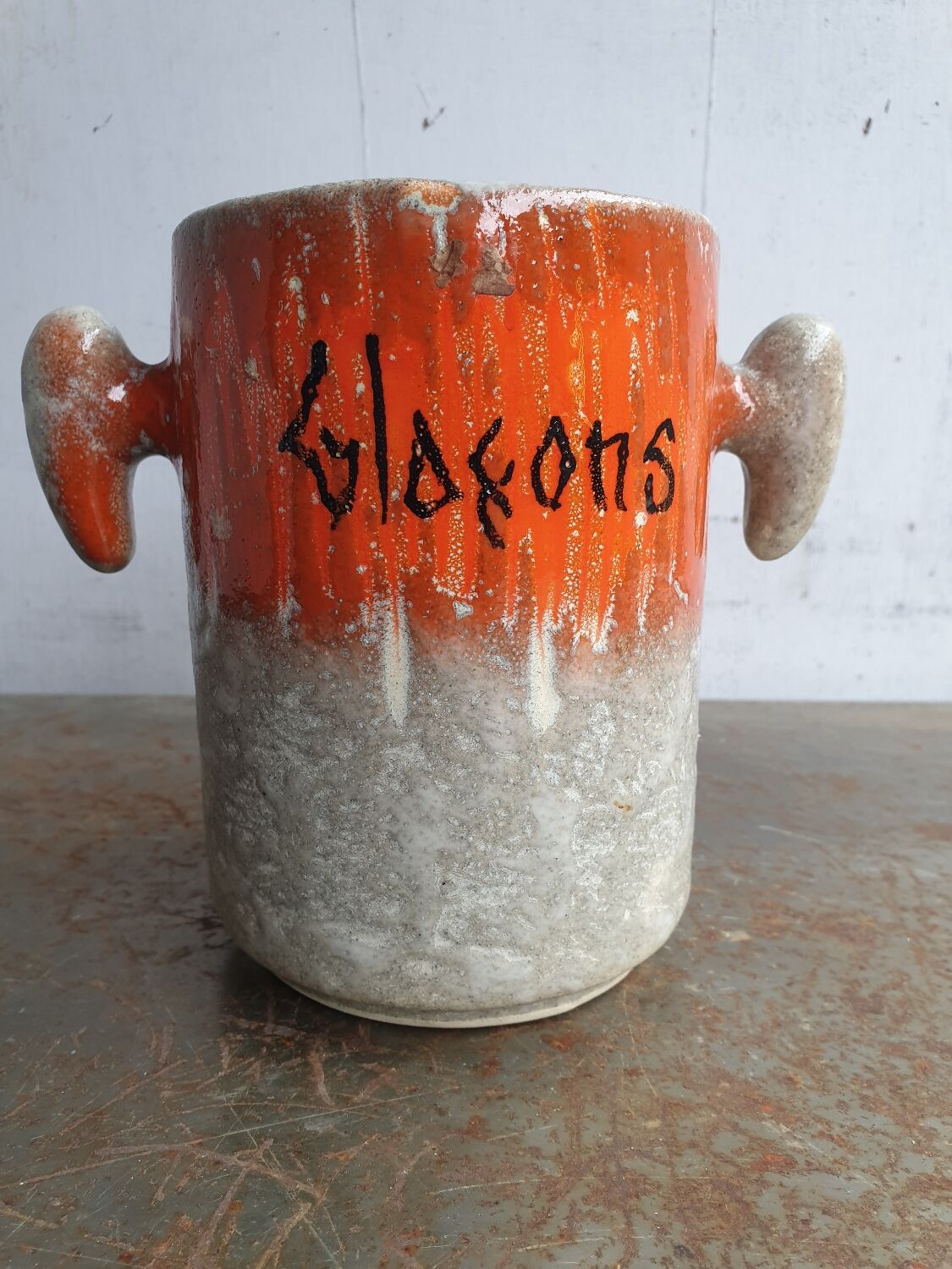 Vintage Vallauris ice bucket 1960s