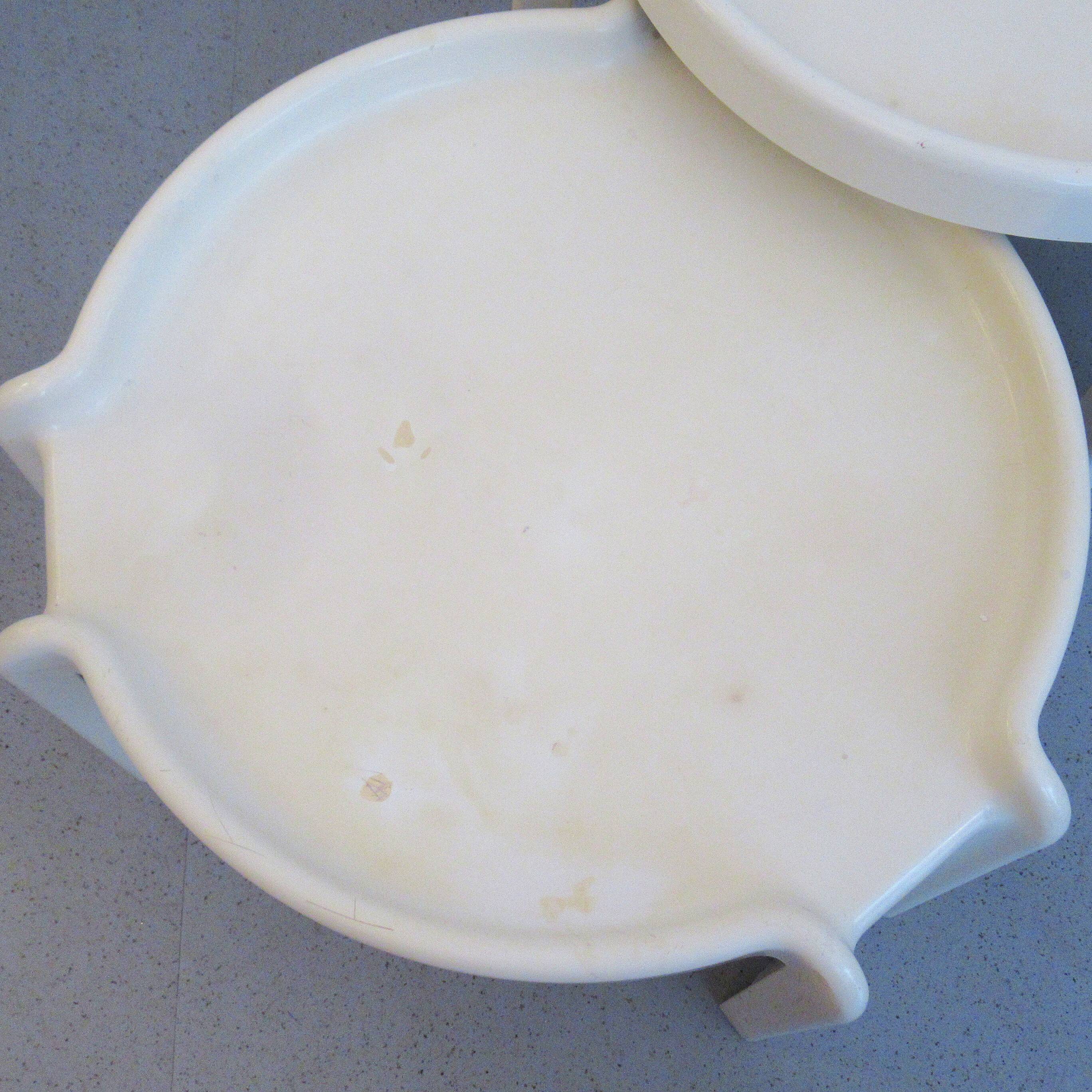 Three Giotto Stoppino Kartell nesting tables from the 60s