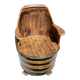 Fauteuil whisky barrel avec spinner