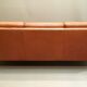 Sofa 3 places all Scandinavian design cognac leather