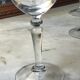 Six verres à vin en cristal