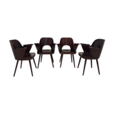 4 chaises Oswald Haerdtl pour Ton, Tchécoslovaquie