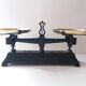 Cast iron and brass balance