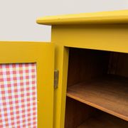 Buffet parisien art déco ocre jaune