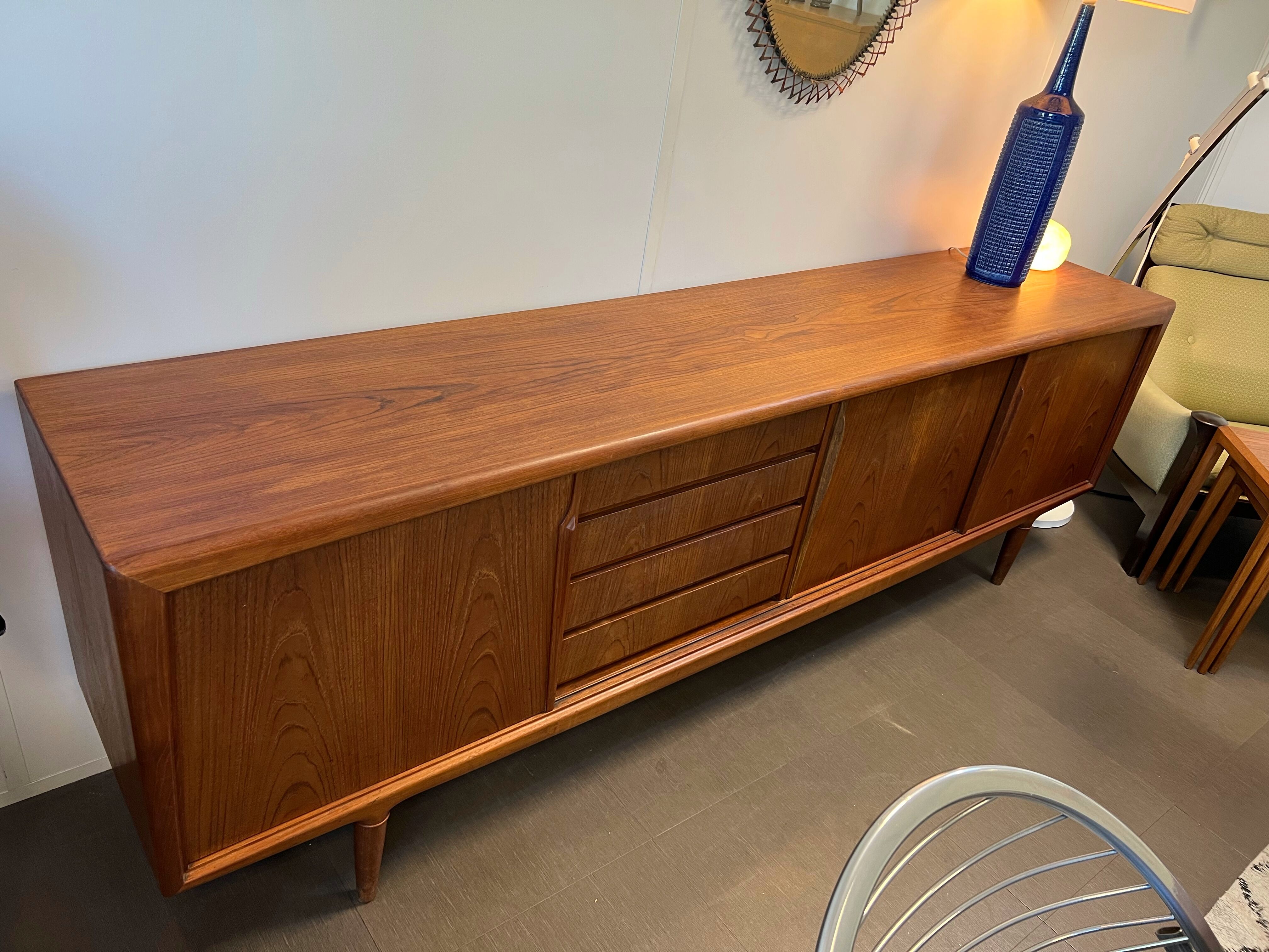 Teak enfilade by Gunni Omann, 1960