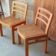 Paire de chaises Baumann cannées, années 70/80