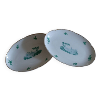 Pair of porcelain bowls. Maison ROUARD, Paris. 1930s.