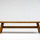 Solid walnut bench "Torbecchia" by Giovanni Michelucci, 1960s