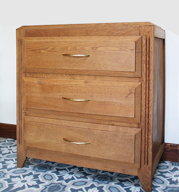 Chest of drawers 3 drawers Art Deco