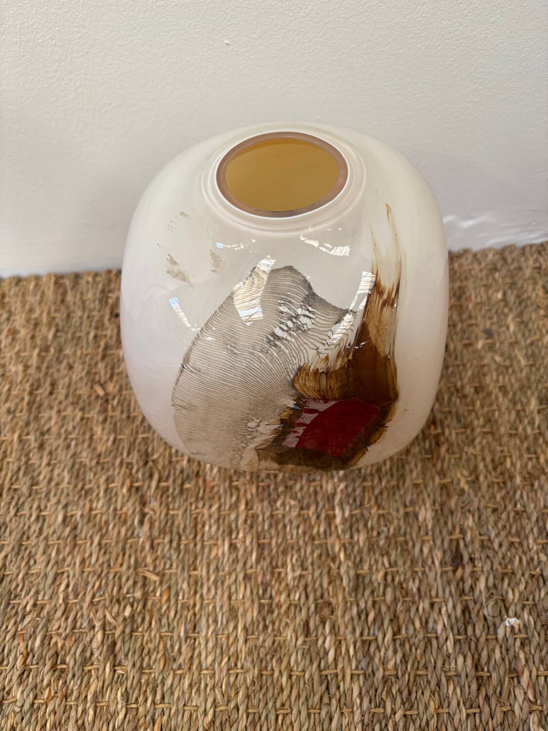 Vase en verre murano