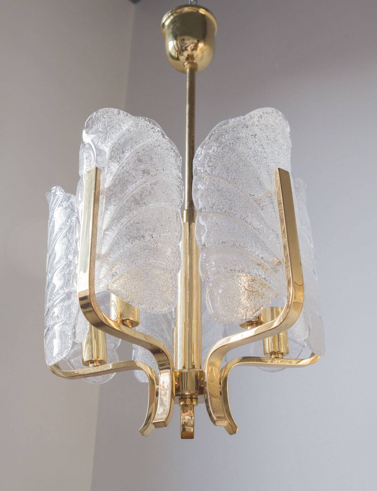 Swedish chandelier 60s Carl Fagerlund / Orrefors