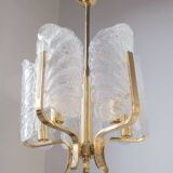 Swedish chandelier 60s Carl Fagerlund / Orrefors