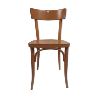 Thonet vintage light wood bistro chair 1960