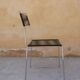 Chaise « scoubidou » vintage noire
