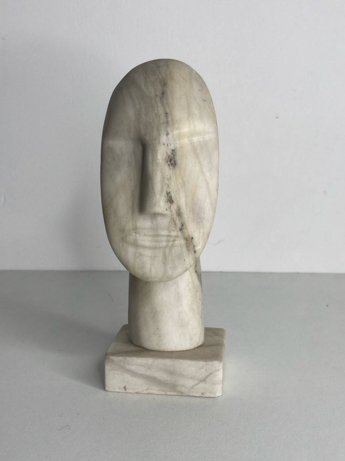 Greek marble idol statue