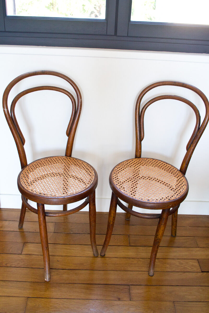 Pair of bistro chairs