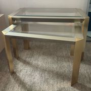 Duo de tables gigognes des années 70