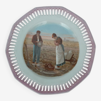 Schumann openwork decorative plate "the sower"