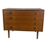 Scandinavian teak chest of drawers