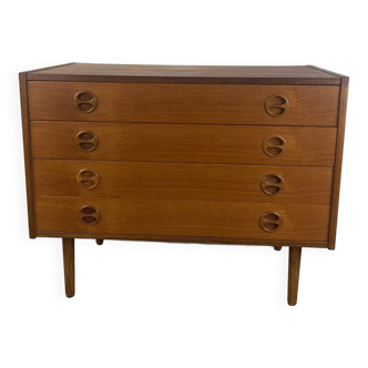 Scandinavian teak chest of drawers