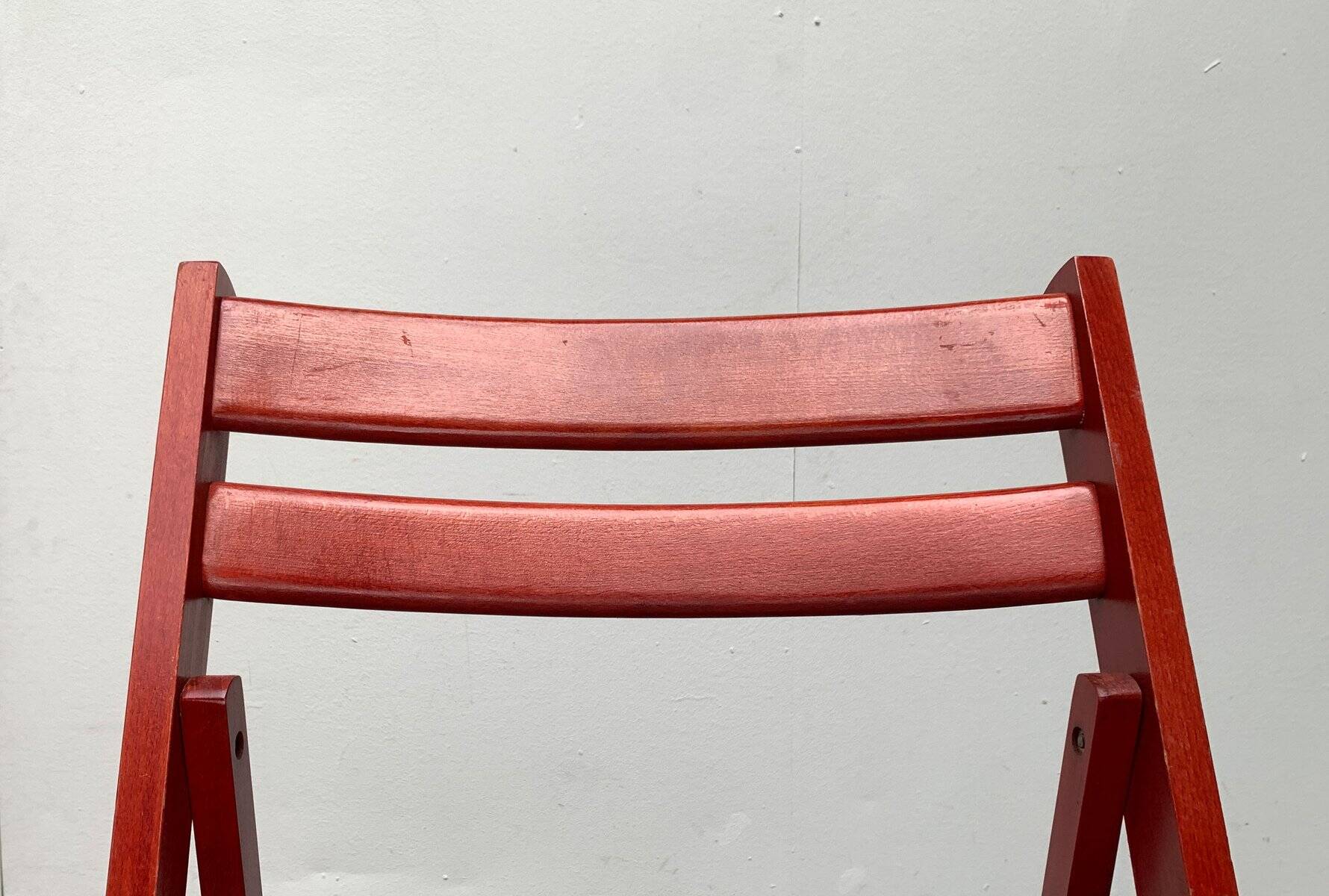 Mid-century wooden folding chair, 1960s, set of 4
