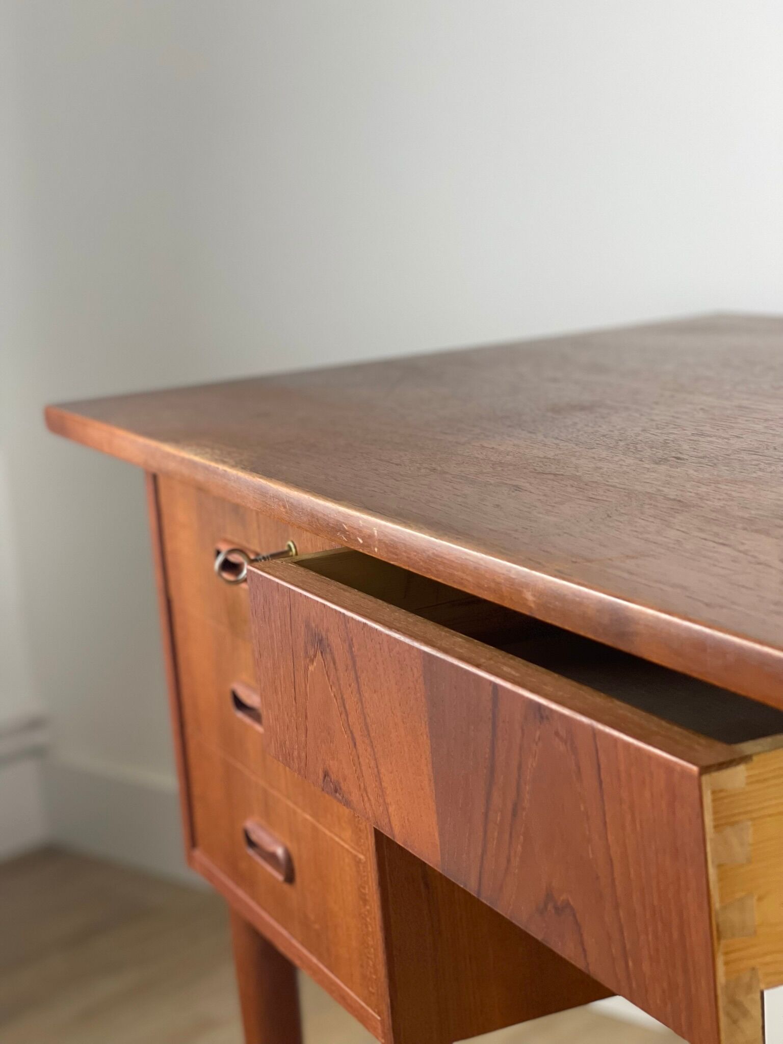 Scandinavian teak desk