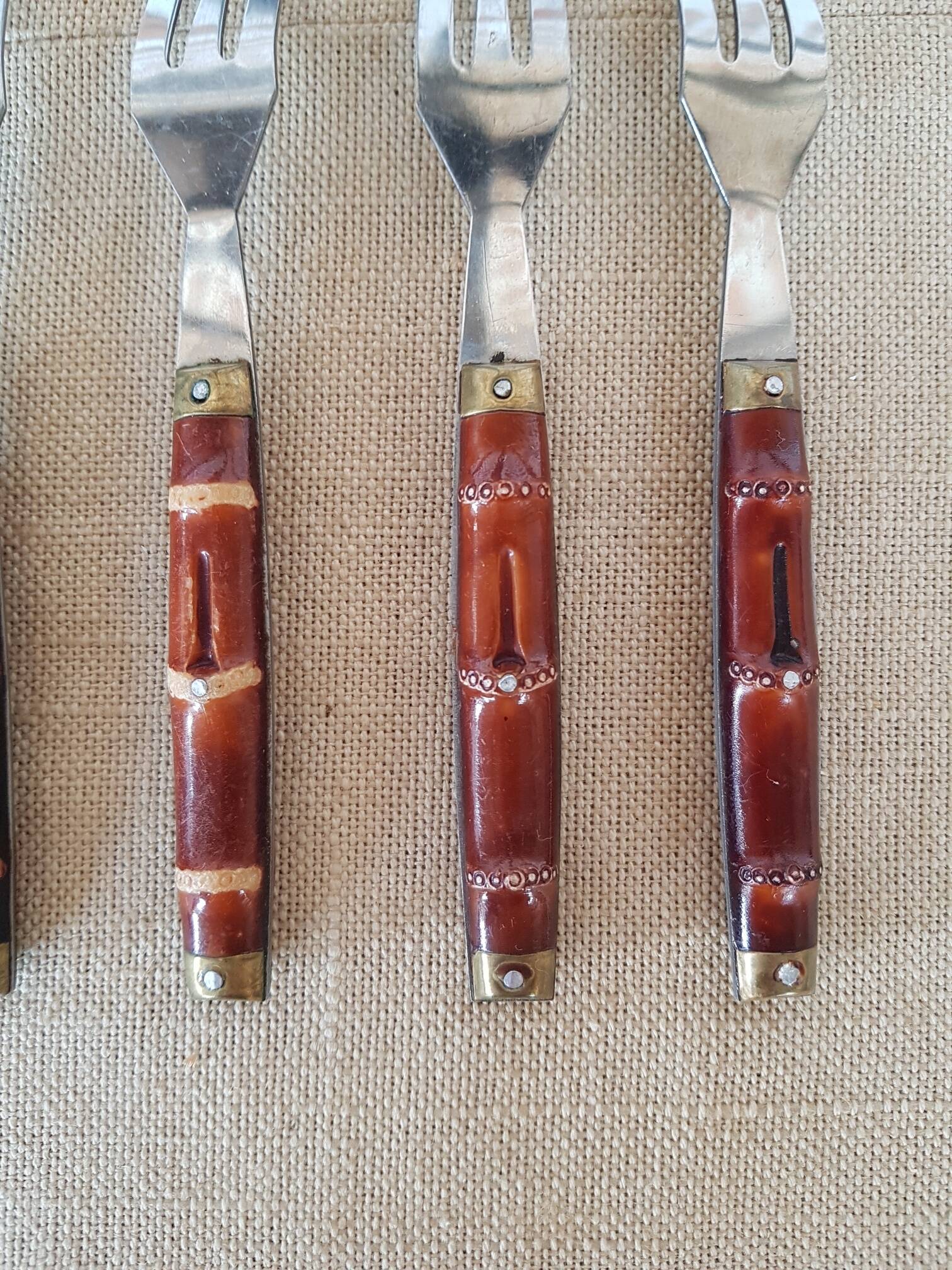 bamboo dessert forks