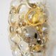 Vintage glass ceiling lamp by helena Tyrell Glashütte Limburg design