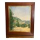 Oil painting on canvas Provencal landscape signed P. Chaplain 1931
