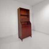 Italian wood and veneered mahogany bookcase, 1960s.