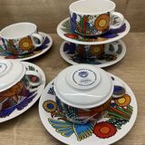 Set of 5 big coffe cups Villeroy & Boch Acapulco