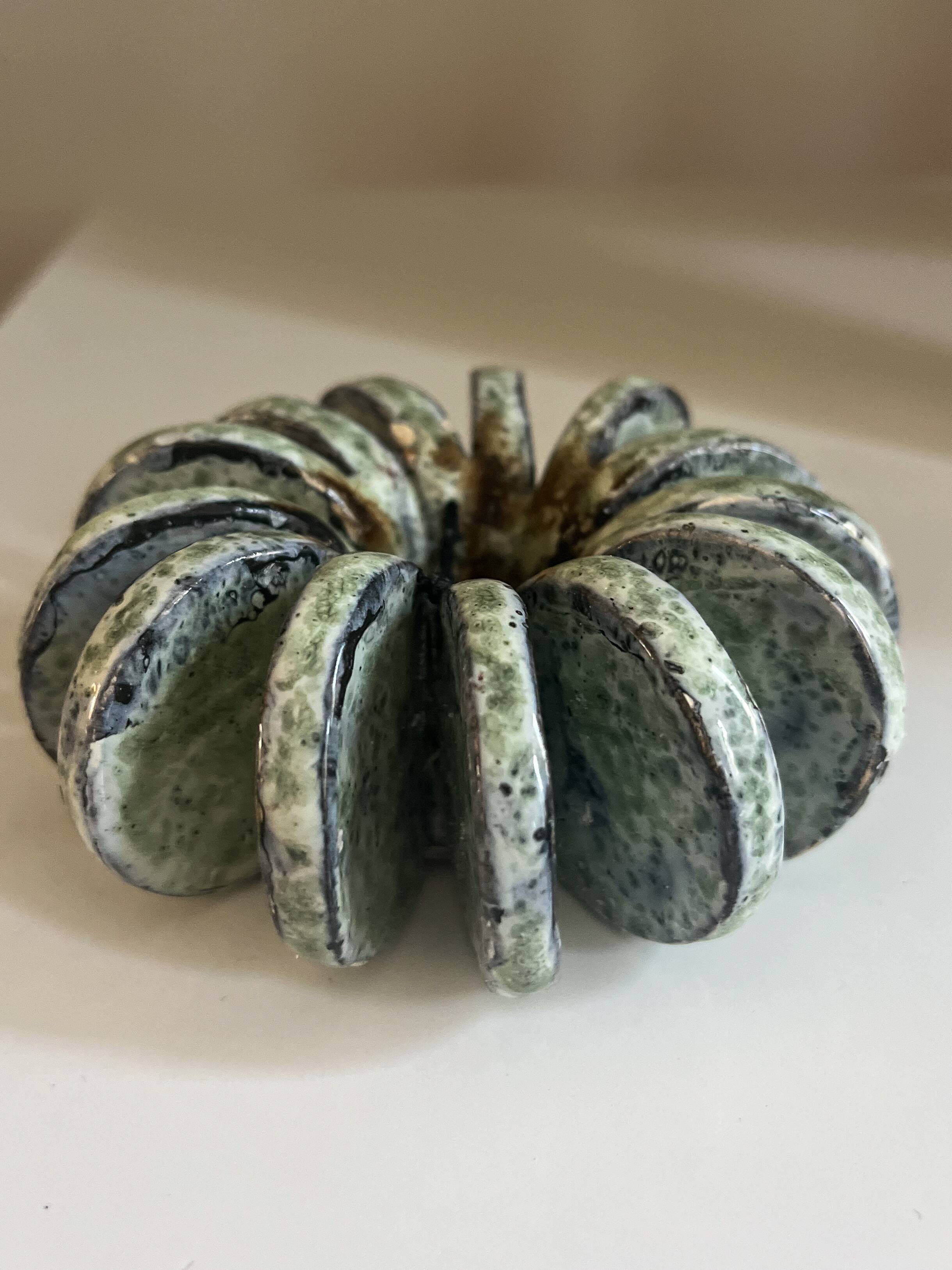 Small ceramic candle holder