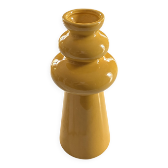 Vase céramique ondulant