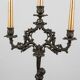 Ancien chandelier en bronze avec putto, XIXe s.