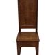 Art Deco High Back chair in oak minimalist design