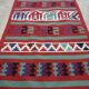 Berber carpet multicoloured wool 188 x 104 cm
