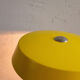 East germany vintage yellow table lamp by veb narva leuchtenbau, 1960s
