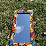 Italian ceramic mirror from the 60s