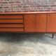 Scandinavian teak sideboard design 1960