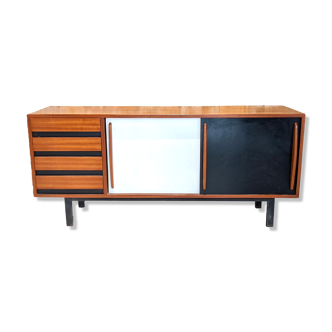 Cansado Mahogany Sideboard with Charlotte Perriand Drawers for Steph Simon