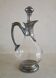 Ewer decanter with tin mount