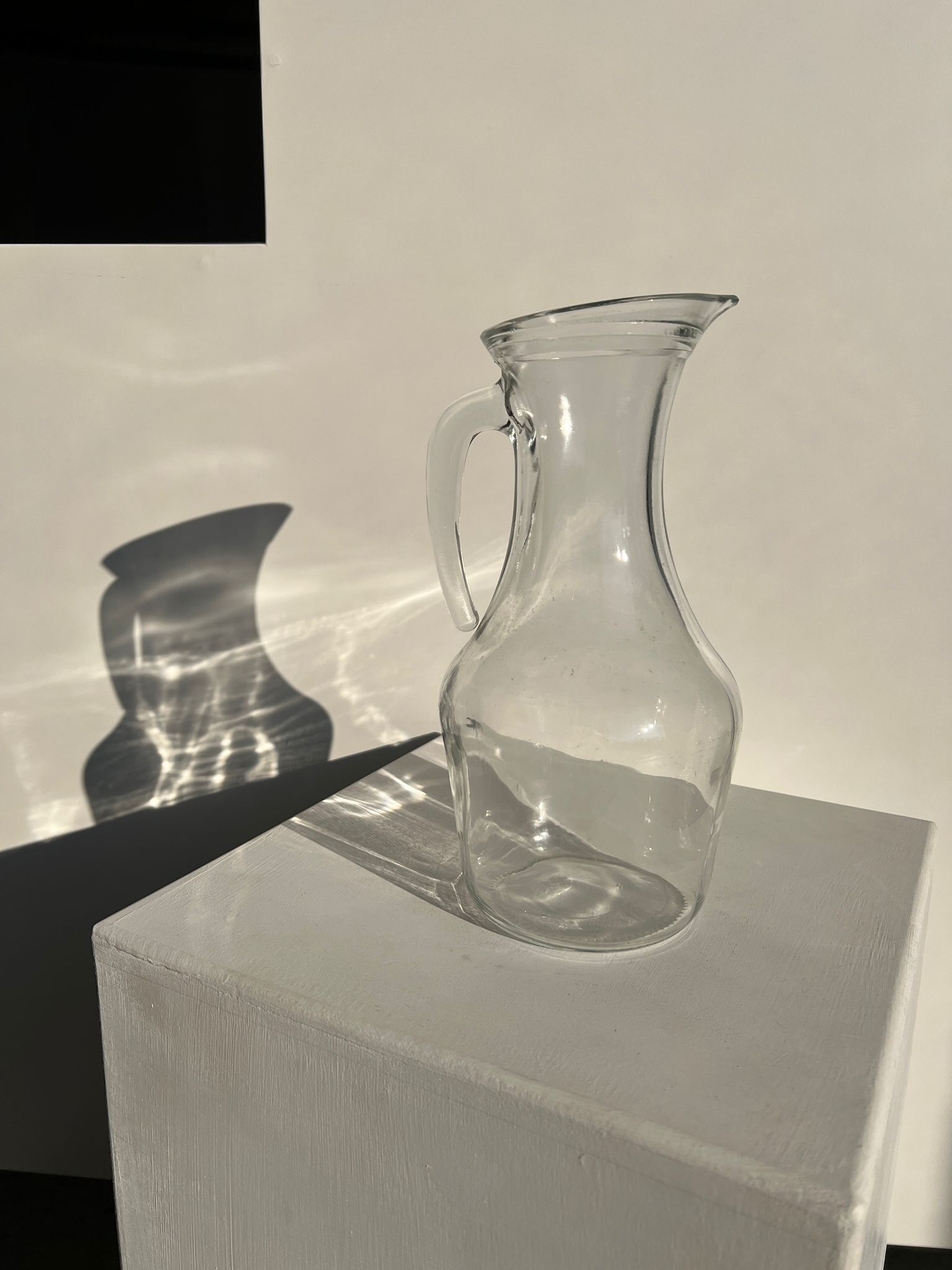 Vintage water decanter H: 25cm