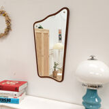 Scandinavian teak mirror