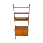 Norwegian free standing wall unit in teak by Torbjorn Afdal, 1960s