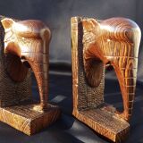 Bookend in rosewood "Art Deco".